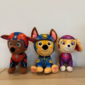 GUND Paw Patrol Plush Toy Lot of 3 Liberty, Chase and Skye Toddler Toys